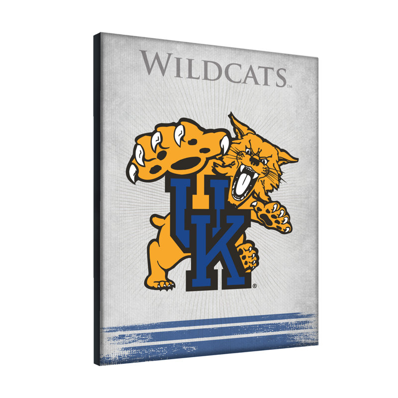 NCAA - Impression sur toile tendue, H 15 po x l 20 po x P 1 po, Wildcats de Kentucky