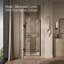 Composed 33-5/8-In34-3/8-In W X 71-1/2-In H Frameless Pivot Shower Door With 3/8-In Crystal Clear Glass And Back-To-Back Vertical Door Pulls-1658222353