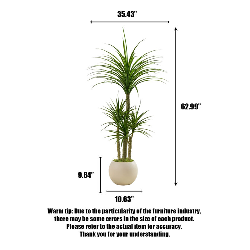 High-End Dragon's Blood Tree Bionic Green Plant