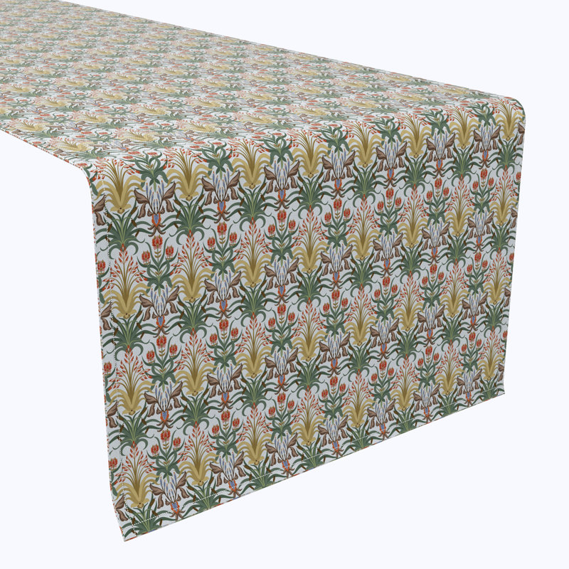 Fabric Textile Products, Inc. Table Runner, 100% Cotton, Floral 109, 16" x 108"