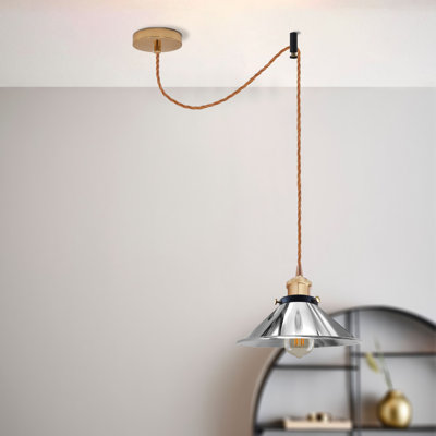 Elara 1 - Light Chrome Single Pendant