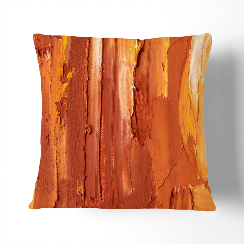 Abstract Square Cushion, White, 40 x 40 cm