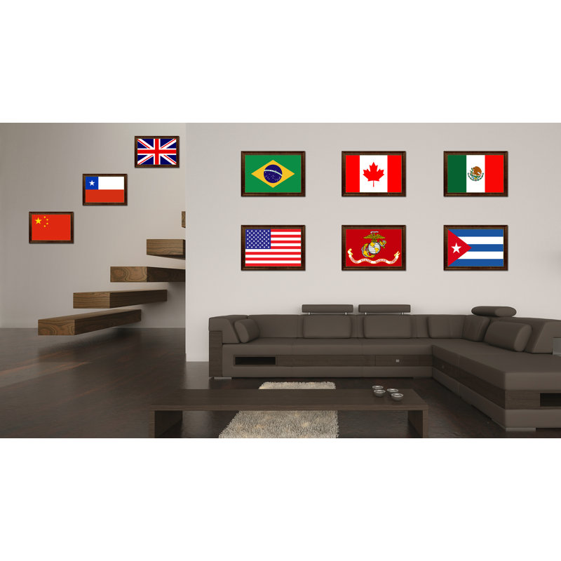 Impression sur toile de drapeau militaire US Marine Corps, 15 x 21, H 15 po x l 21 po