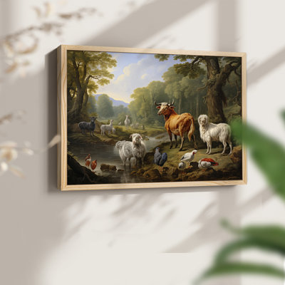 Faune, série XXVI, reproduction encadrée