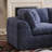Boneless 79" Compact Cloud-Style Sectional, Chenille Sofa With Ottoman, High-Density Boneless Compression Foam-1918529836-1917534292