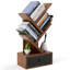 Bibliothèque de rangement géométrique à 5 niveaux H 24 po x l 12 po-479441422