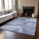Premium Machine Washable Prisco Blue Rug