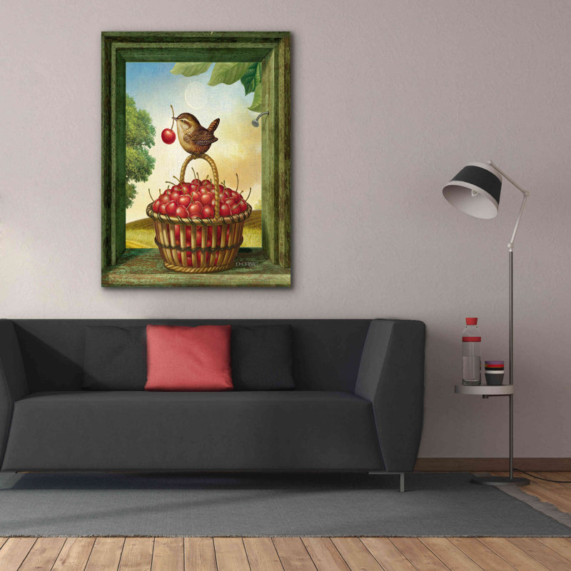 'Cherry Picker' by Dan Craig, Canvas Wall Art, 54" H x 40" W x 1.5" D
