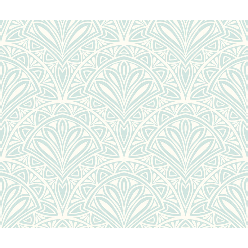 Lersch 10m x 50cm Matte Wallpaper Roll, Blue