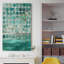 «Dots on Turquoise», reproduction de peinture acrylique-31935538-31474478