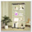 Armoire lumineuse en verre à deux portes avec 4 tablettes et télécommande-1563912935