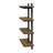 Pomona 4-Tier Wall Mounted Bathroom Storage Shelf - 36” (Natural/Black)-313248376