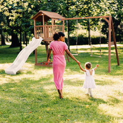 AXI Swing Set with 2 Swing(s) , 1 Slide(s)