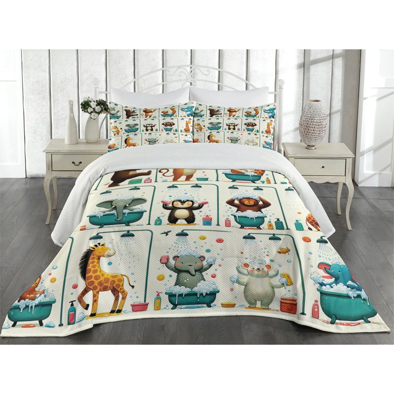 Polyester Coverlet, King Coverlet + 2 Standard Shams