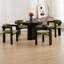 Chaises de baril en bois rembourrées-1940763884