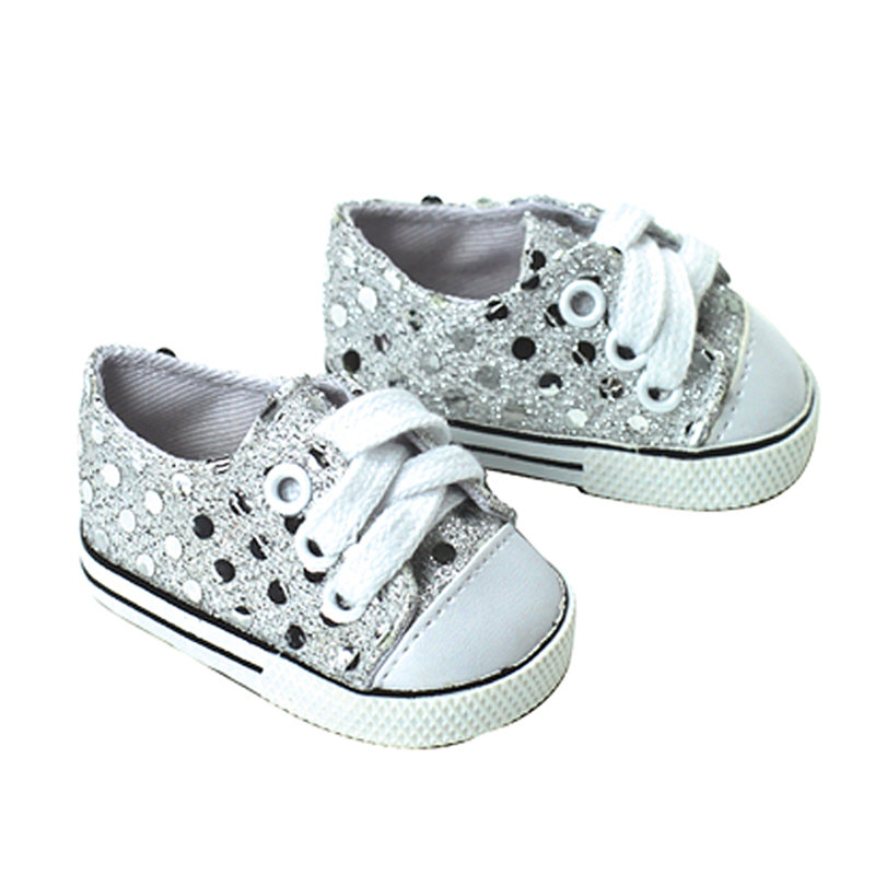 Doll Sequin Sneakers