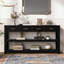 Console en bois avec 4 tiroirs et 2 tablettes-750307144