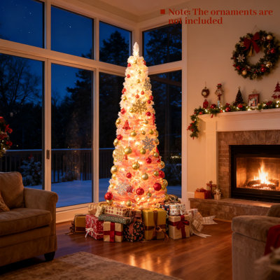 Lighted Artificial Christmas Tree