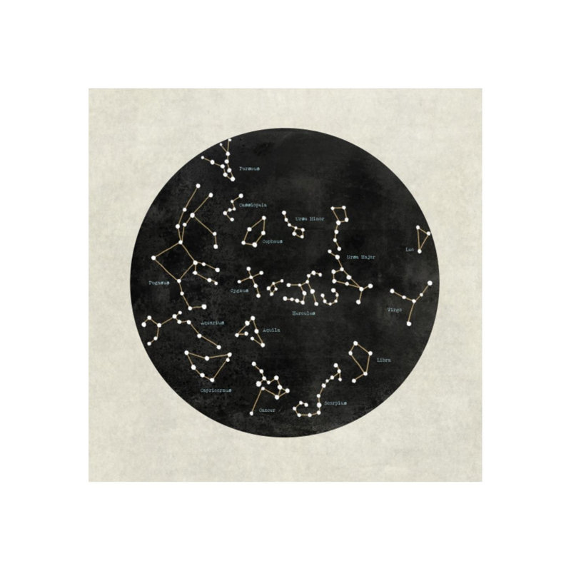 Summer Night Story Print by Guseul Park, Glass Coat, 24" H x 24" W x 1.5" D