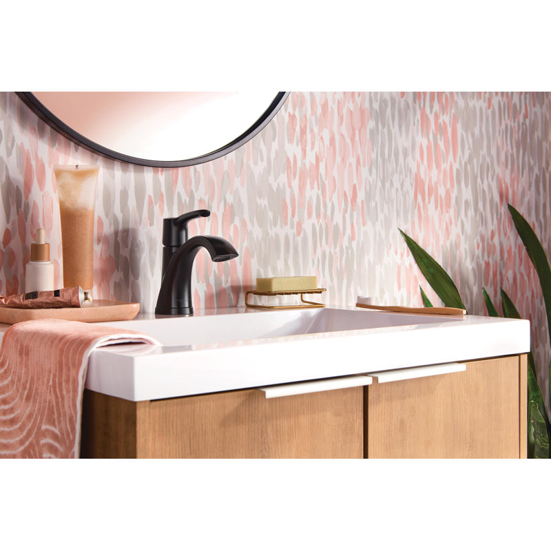 Parkwood Single-handle Bathroom Faucet with Drain Assembly, Matte Black