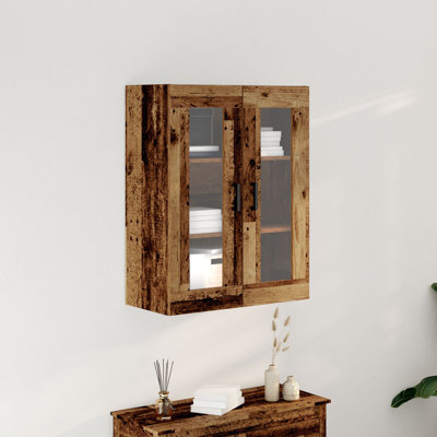 Wall Cabinet Wall-mounted Engineered Wood Modern Rectangular Storage