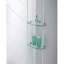 Cabine de douche carrée avec base QWALL-l 32 po x H 76,75 po incluse