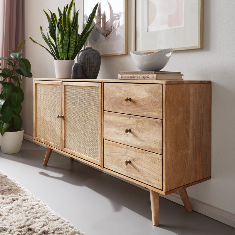 Sighwaldi 140cm Solid Wood Sideboard