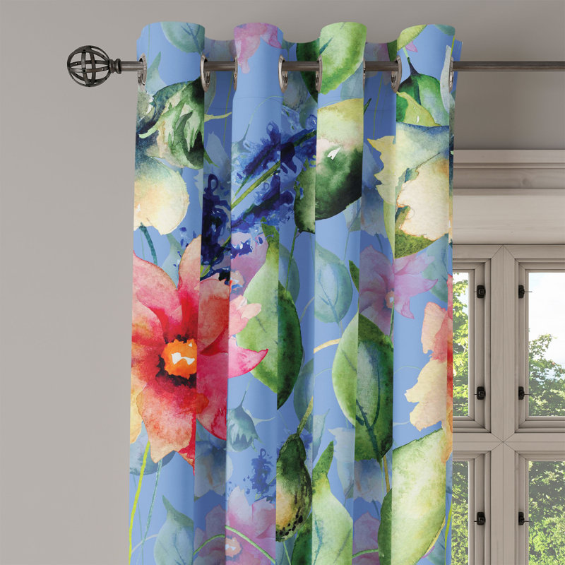 Semi Sheer Curtain Pair