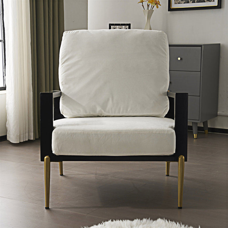 Fauteuil rembourré simple