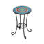 Table d'appoint de patio avec tablette