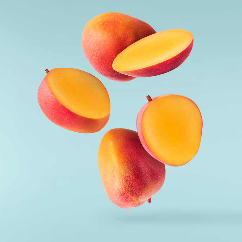 " Fresh Ripe Mango " by Vasyl Chybor, 12" H x 12" W x 1.25" D