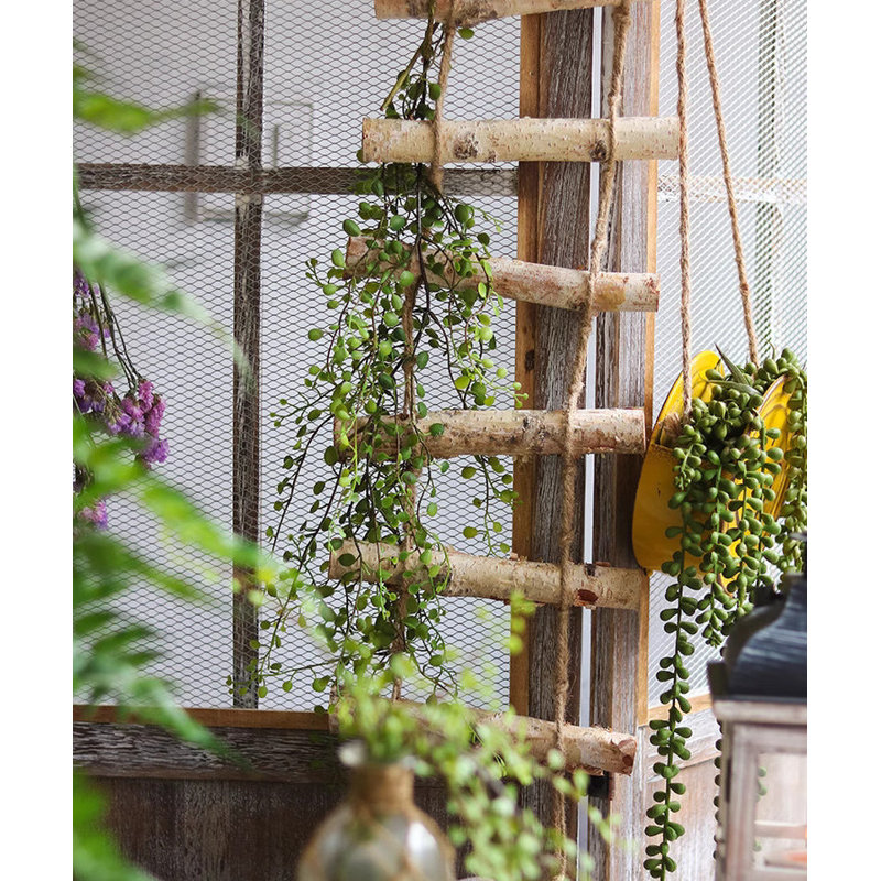 Mini guirlande suspendue en fausse feuille 27,5 po de long