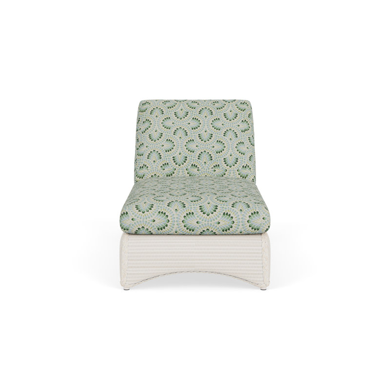 Loom Outdoor Chaise Lounge, Plume Spring, Hickory