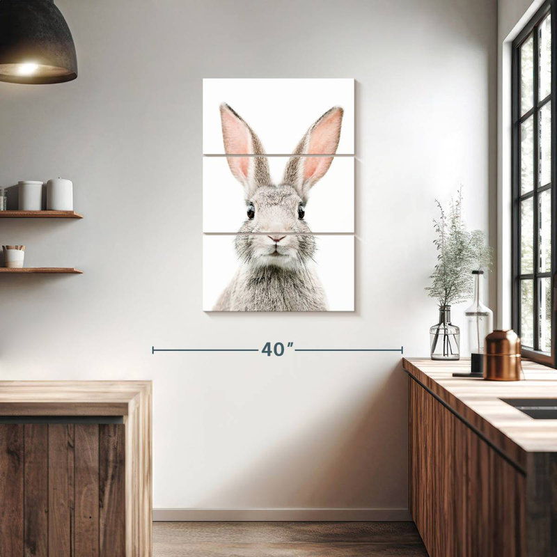 Brampt Bunny Face, 38" H x 24" W