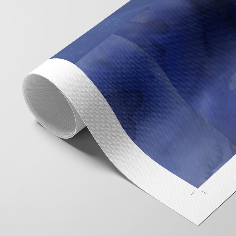 Casse-tête bleu II - impression sur toile seulement - non encadrée, H 48 po x l 32 po