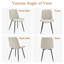 Chaise rembourrée en similicuir moderne-204951191
