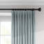Ticking Stripe 100% Cotton Striped Room Darkening Pinch Pleat Single Curtain Panel-977286315-977286312