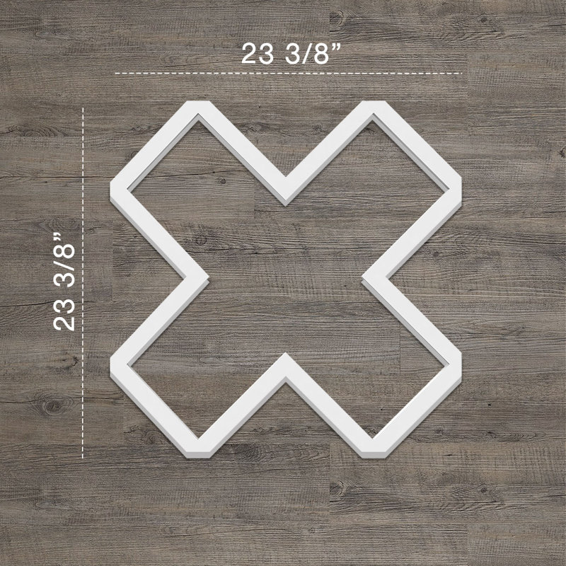 Fowler Wall Panel, 23.375" H x 23.375" W x 0.375" D