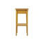Table de chevet contemporaine en bois avec tiroir et tablette pour une organisation de chevet sans effort et une utilisation quotidienne durable-184853651
