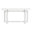 U_Style Table d'entrée de 59,1 po peinte avec placage de pin, console à conception rectangulaire unique avec pieds en bois de pin épais, table de canapé extra longue polyvalente pour le couloir, le salon, la cuisine-1361281838-1361281872