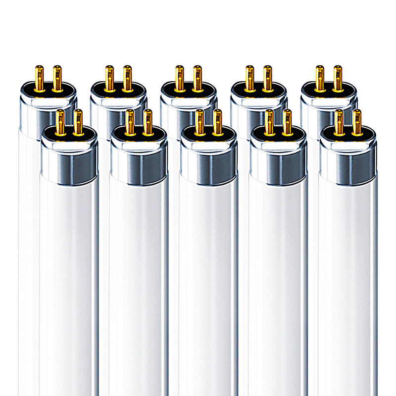 28 Watt, T5 Fluorescent Non-Dimmable Light Bulb, G5/Bi-pin Base, 3000K