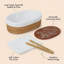 Panier à pain isolé, panier à tortilla de maïs, panier à pain en osier, panier-cadeau de pendaison de crémaillère