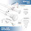 Sigmund Adjustable 0.62'' Double Curtain Rod-807281209-807281211