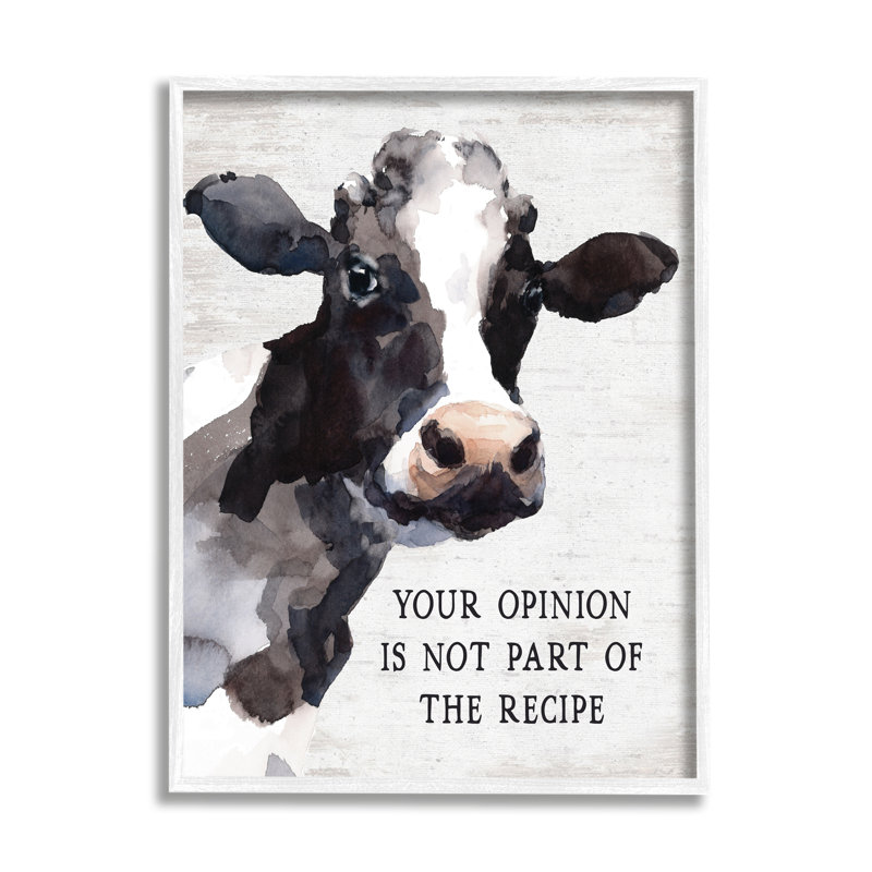 «Funny Country Kitchen Expression on Wood» par impression en lettres et en lignes, H 30 po x l 24 po x P 1,5 po