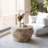 Solid Wood Round Modern Coffee Table – 29.5″ W Drum Design, Natural Finish, Coffee Table for Living Room-1722144332-1719256570