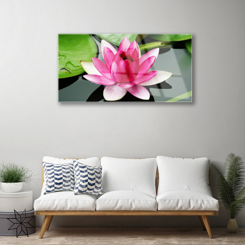 Flower Floral - Unframed Photograph on Glass