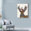 «Deer Birdbirder, Scottish», reproduction d'impression sur toile tendue-33420376
