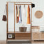 Armoire en bambou pour garde-robe autoportante