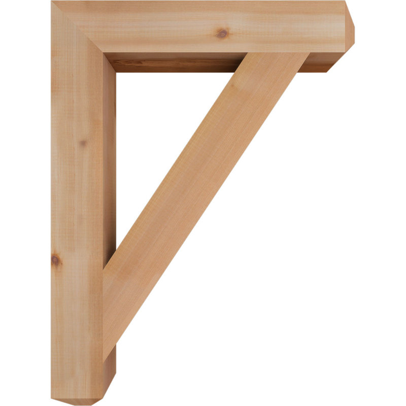 Support pour artisan traditionnel, H 32 po x l 3,5 po x P 24 po, Cèdre rouge de l'Ouest (lisse)