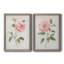 Grandiflora I - Ensemble de 2 peintures sur toile encadrées-1704402014-1704402015